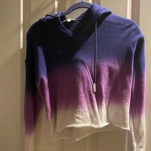 Purple tie- dye sweatshirt